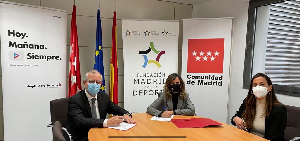Helvetia Seguros, nuevo socio impulsor de la Fundación Madrid por el Deporte