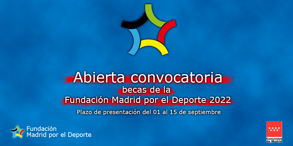 Convocatoria de las becas 2022 Fundación Madrid por el Deporte