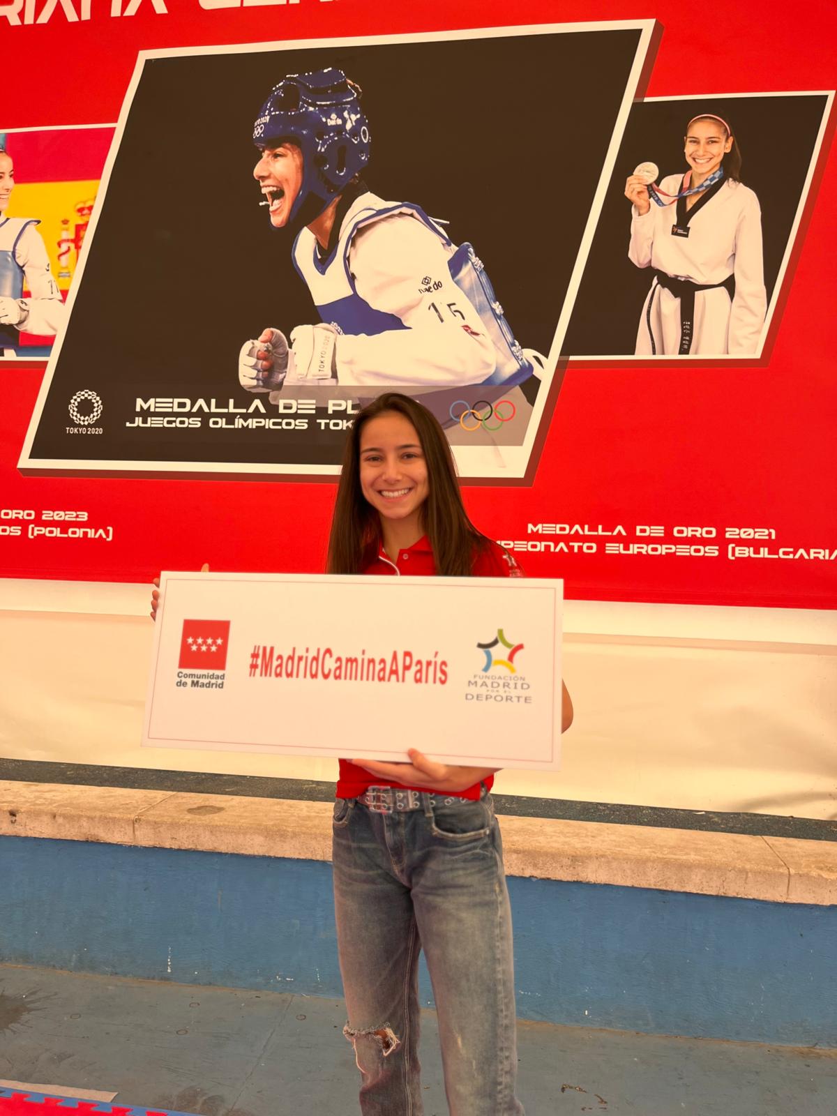 #MadridCaminaAParís con Adriana