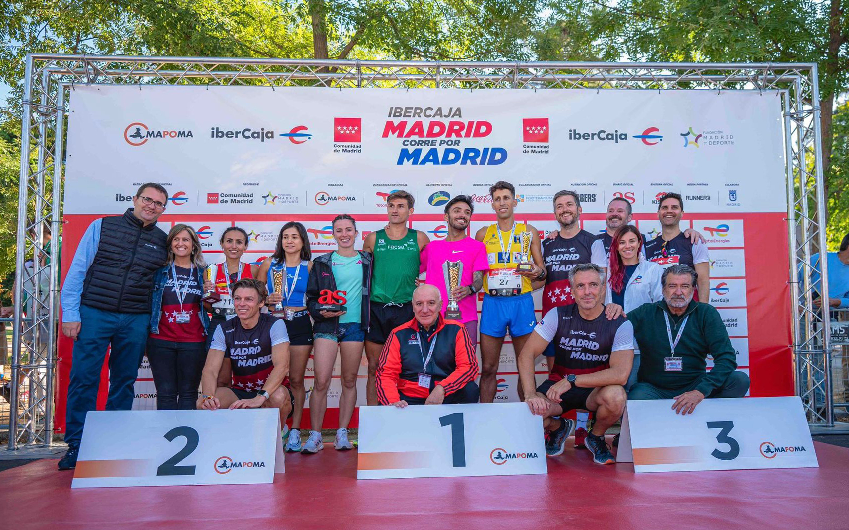 Ibercaja Podium Carrera Madrid Corre por Madrid